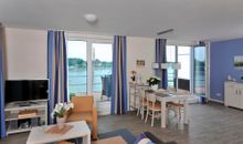 Apartmenthaus Hafenspitze  Ap. 40 "Backbord",, Blickrichtung  Binnenhafen Nord-West/Offenes Meer/Innenstadt