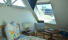 Apartment 34 "OstseeZeit", Blickrichtung Binnenhafen Nord/Offenes Meer