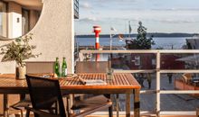 Apartmenthaus Hafenspitze Ap. 5 - "am Yachthafen 5" - Blickrichtung offenes Meer/Strandpromenade