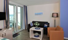 Apartment 34 "OstseeZeit", Blickrichtung Binnenhafen Nord/Offenes Meer