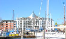 Apartmenthaus Hafenspitze Ap. 32, Blickrichtung Binnenhafen Nord/offenes Meer