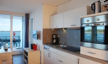 Apartmenthaus Hafenspitze Ap. 24, Pier 24, Blickrichtung offene See/Binnenhafen Nord