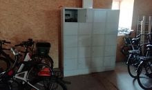 Masterschlafzimmer im Kranich mit Sauna- und Infrarotkabinenkombination