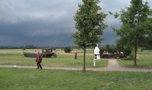 Grillplatz mitt Wettergeschehen