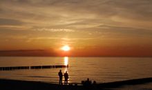 Sonnenuntergang am Strand