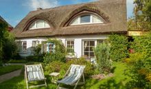 Garten und Terrasse vor dem Ferienhaus