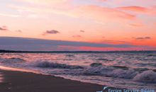 Abenddämmerung am Strand von Binz