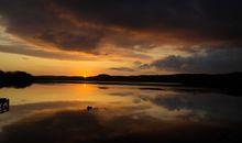 Sonnenuntergang in Binz