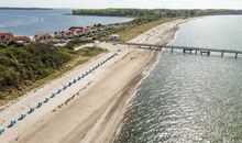 Blick von der Uferpromenade über die Dünen