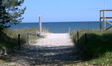 Strandzugang beim Haus