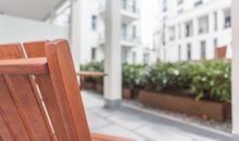 Terrasse mit Gartenblick