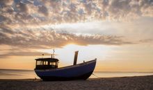 Fischerboot am Heringsdorfer Strand