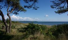 Dünenlandschaft vor der Unterkunft