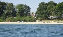 Blick von der Ostsee auf das Haus