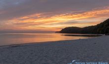 Sonnenaufgang in der Bucht von Binz