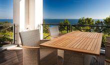 Balkon mit Blick Richtung Ostsee