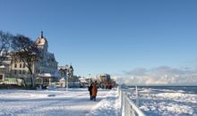 Das Haus Meeresblick im Winter