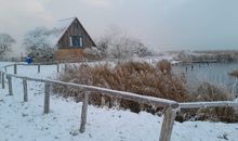 Hafen Stolpe im Winter