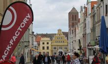 Historische Altstadt Hansestadt Wismar mit Bummelmeile