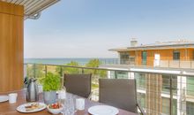 Balkon mit Ostseeblick