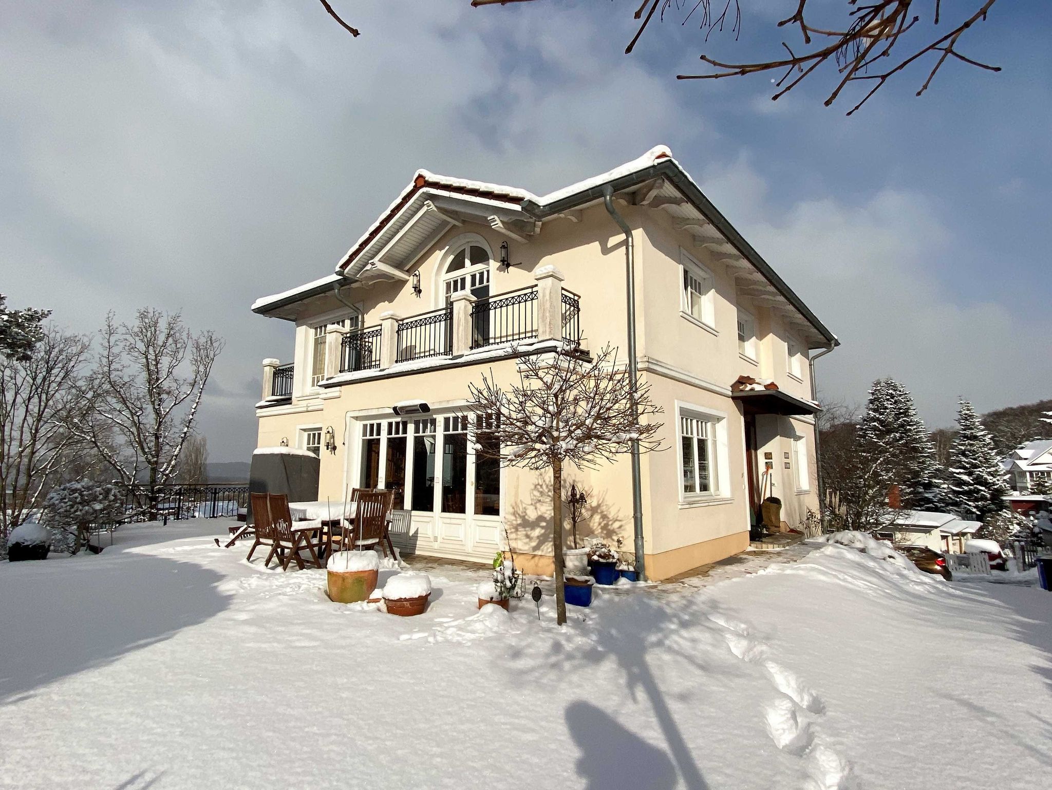 Die Villa Amelie im Winter 2021