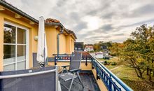 hinterer Balkon der Wohnung