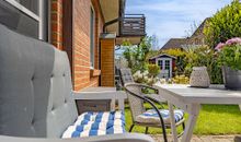 Terrasse mit Gartenblick