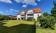 Blick von hinten auf das Mehrfamilienhaus