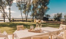 Watermark Usedom - Ferienhaus Woge - Terrasse mit Panorama-Wasserblick