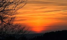 traumhafte Sonnenuntergänge vom Balkon