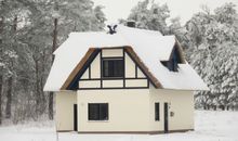 Ferienhaus im Winter