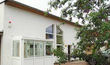 Eingang zur Ferienwohnung links