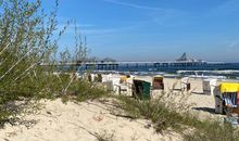 Am Strand von Heringsdorf