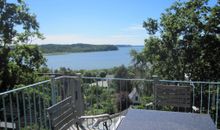 Terrasse (Whg. 3) mit Boddenblick