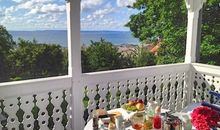 Blick vom Balkon auf die Ostsee