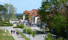 Ostseeblick und Blick auf den gegenüberliegenden Küstenwald-keine Bebauung gegenüber-deshalb keine Einsicht in die Wohnung