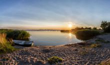 Abendstimmung im Hafen von Polchow