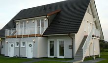 große Dachterrasse der Ferienwohnung Am Norderfeld