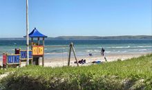 Ausblick nach Dänemark/ Strand Sandwig