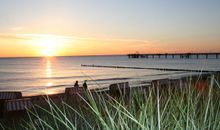 Sonnenuntergang am Strand