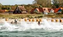 Blick zur Anlage Oewern Diek vom Strand