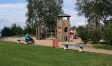 der Spielplatz am Strand von Mönkebude