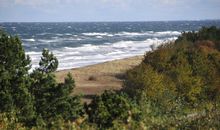 Hohe Düne mit Blich Richtung Hiddensee