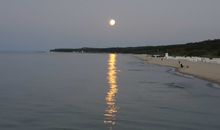 Vollmond an der Zinnowitzer Seebrücke