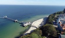 Baaber Strand mit Schneedecke