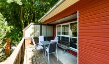 Ferienbungalows am Rand des Buchenwaldes im Ostseebad Sellin