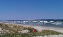 50 m zum Strand Blick Richtung Sassnitz / Kreidefelsen