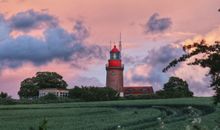 Wahrzeichen: Leuchtturm mit Aussichtplattform und Cafe