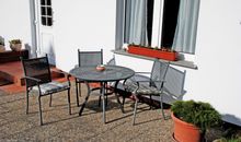 Terrasse Ferienwohnungen im Haus am Deich