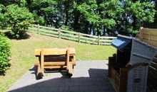 Terrasse mit Blick auf die Having